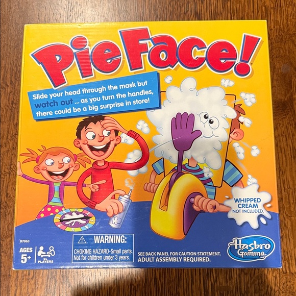 Hasbro Other - Hasbro Pie Face Game - Red, Yellow, Blue